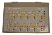 A view of the vintage Donner 3400 Problem Board an important part of computer history