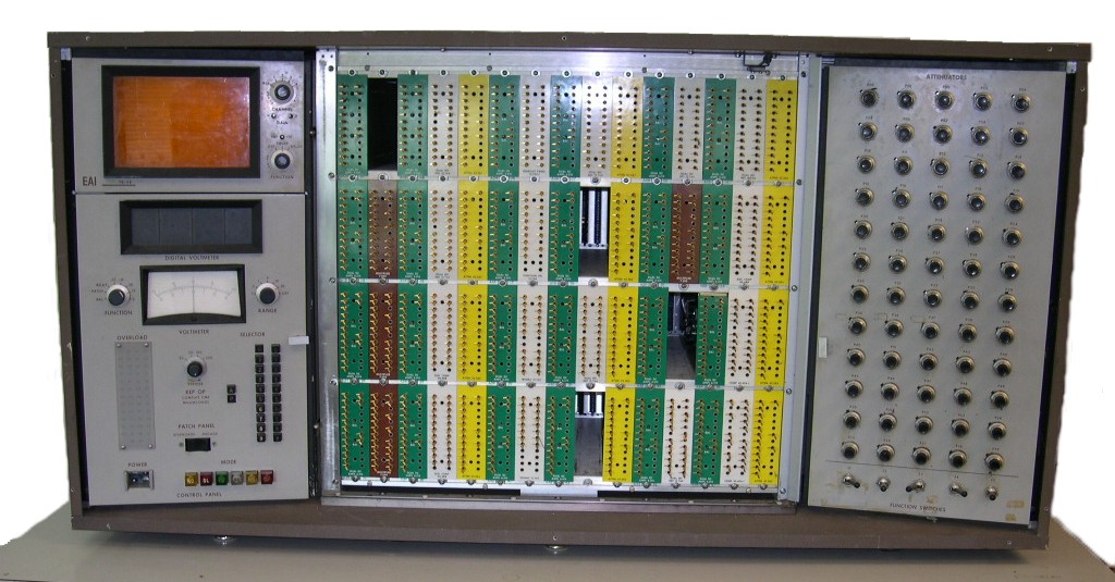 front of the TR-48 -- without patchboard in center