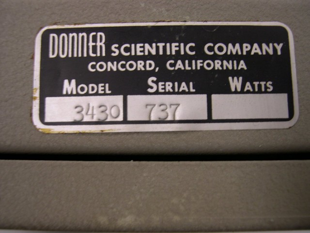  image of Item tag; located on top edge between the two connectors. 