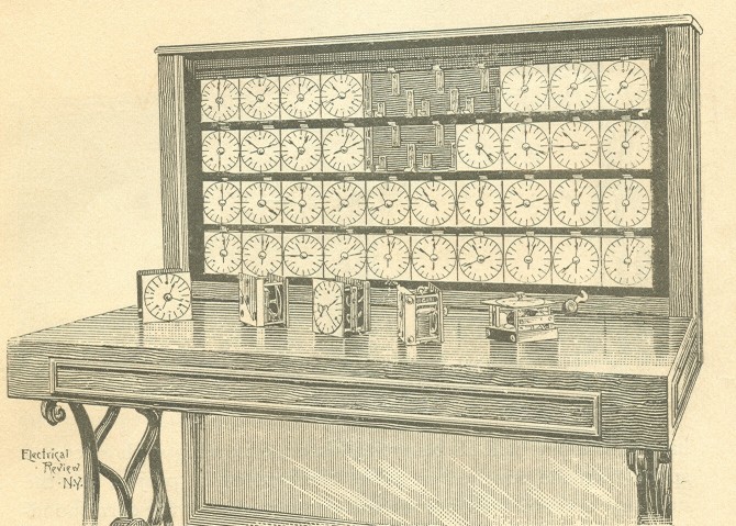  image of The Tabulator section of system as shown in the author's edition of the <i>Electric Tabulating System</i> 