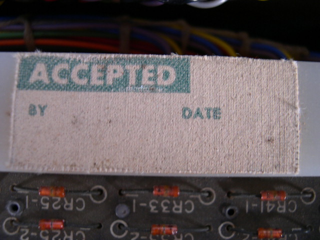  image of Accepted label, blank. 