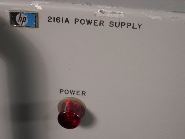  image of Power supply logo and light shot. 
