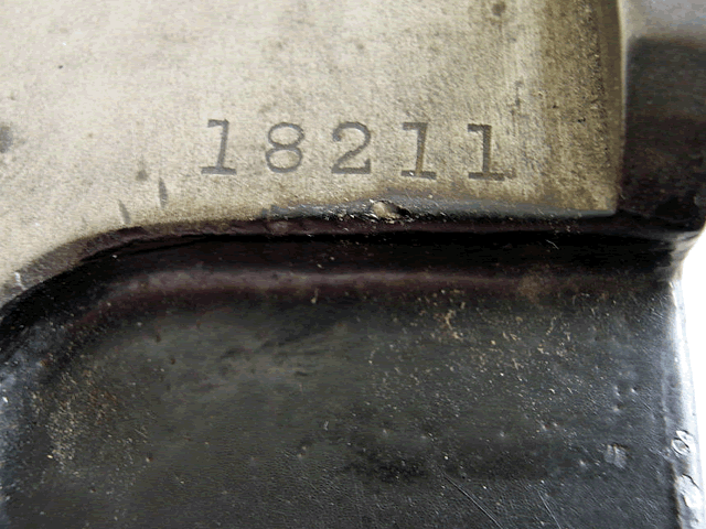  image of Closeup of number etched into the top left of the keypunch. 