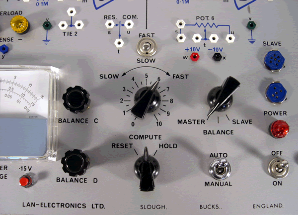  image of Closeup of the knobs on the right of the meter. 