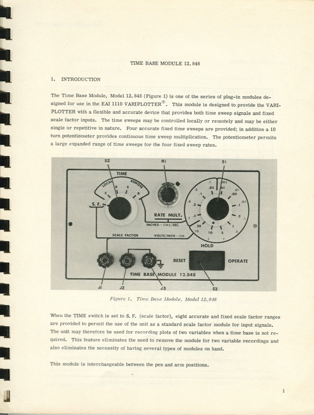  image of Introduction and description of the Time Base module. 