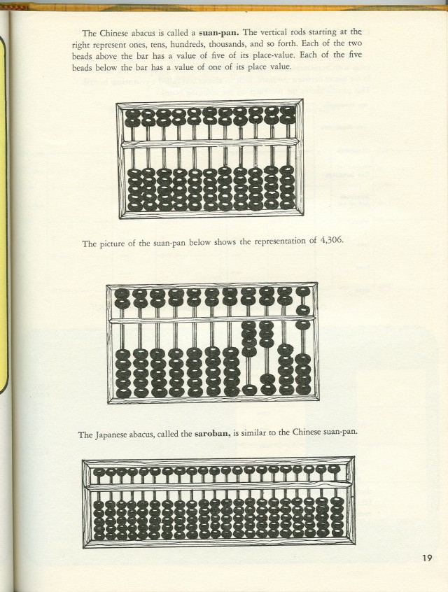  image of Sample page talking about different types of the abacus. 