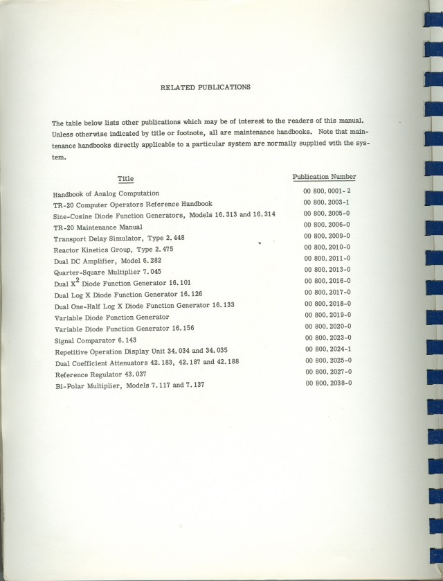  image of A list of other EAI publications related to this manual. 